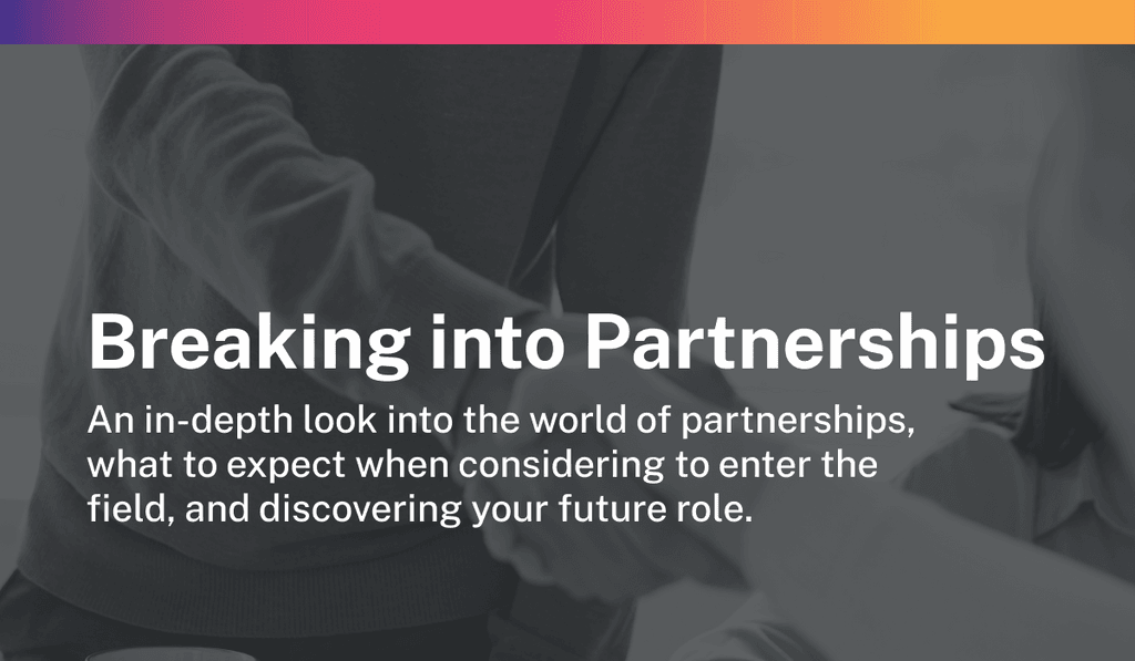 Breaking into Partnerships